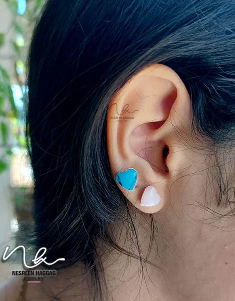Silver Earrings heart